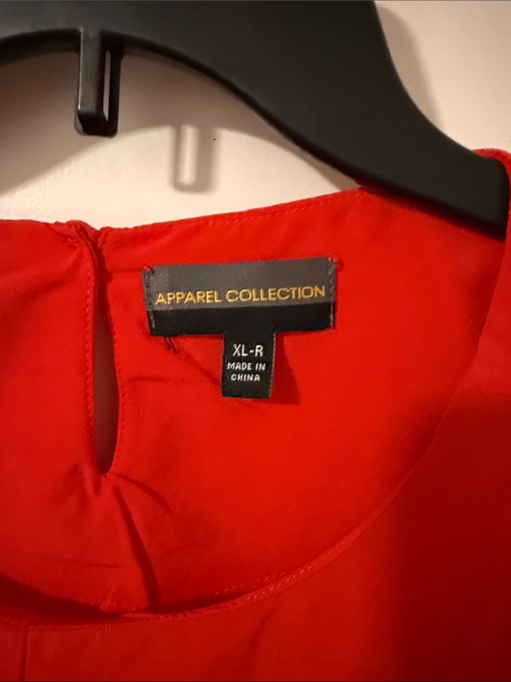 Eileen Fisher Bright Red Relaxed Long-Sleeve women’s Top - Picture 3 of 6